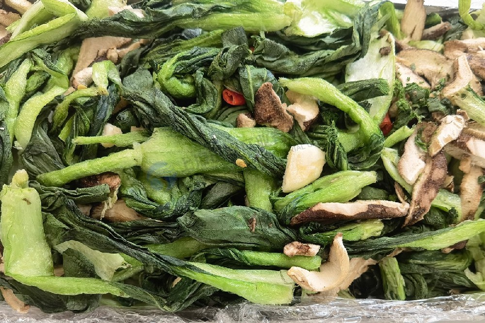 青菜凍干:預(yù)制菜冷凍干燥機應(yīng)用介紹